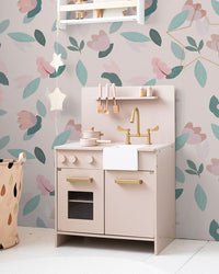 RB206 Behang ParisParis pink green -  Roomblush , ParisParis wallpaper, papier peint, behang, wallpaper, tapete