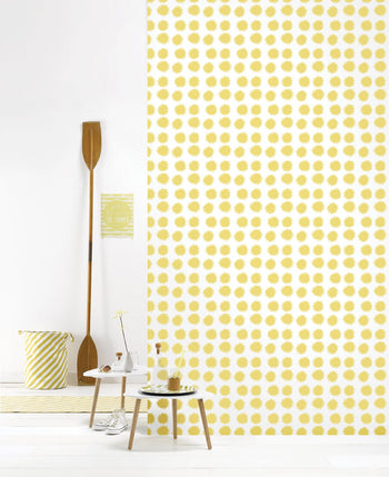 RB11 Behang Fluff yellow - roomblush