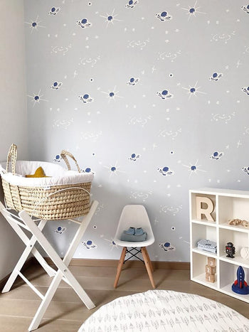 RB181 Behang starry skies blue - roomblush