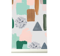 RB198 Behang Terrazzo pastel - roomblush