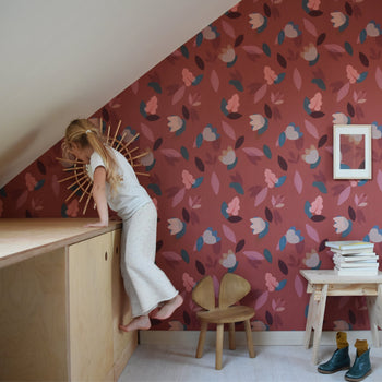 RB205 Behang ParisParis bordeaux - Roomblush ParisParis wallpaper, papier peint, behang, tapete