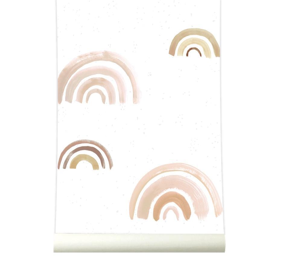 RB234 - RB234  Behang Rainbow Nude - Roomblush Rainbow Wallpaper, Papier peint, Regenboog Behang, Tapete