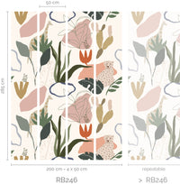 RB246 Safari Roomblush lanes wallpaper tapete behang papier peints