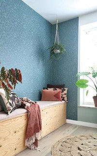 RB257 Behang Flora Blue - roomblush