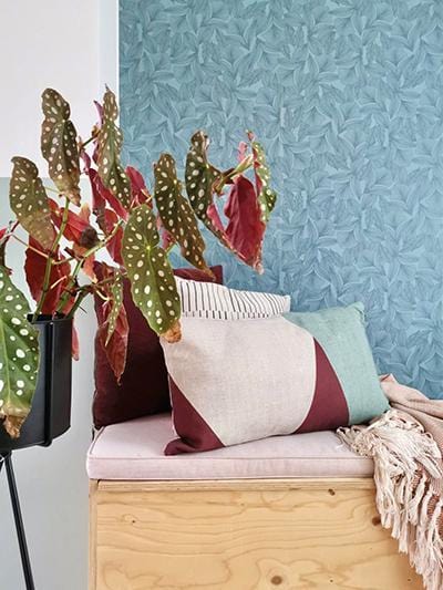 RB257 Behang Flora Blue - roomblush