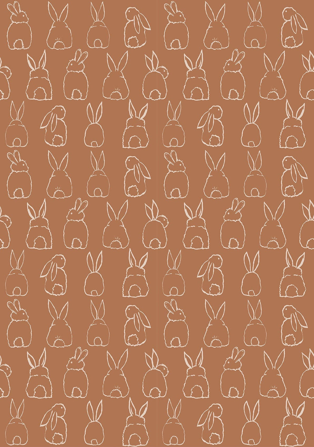 RB312 swatch-dark - RB312 Behang Bunnies dark –  Roomblush Bunnies wallpaper, papier peint, behang, tapete