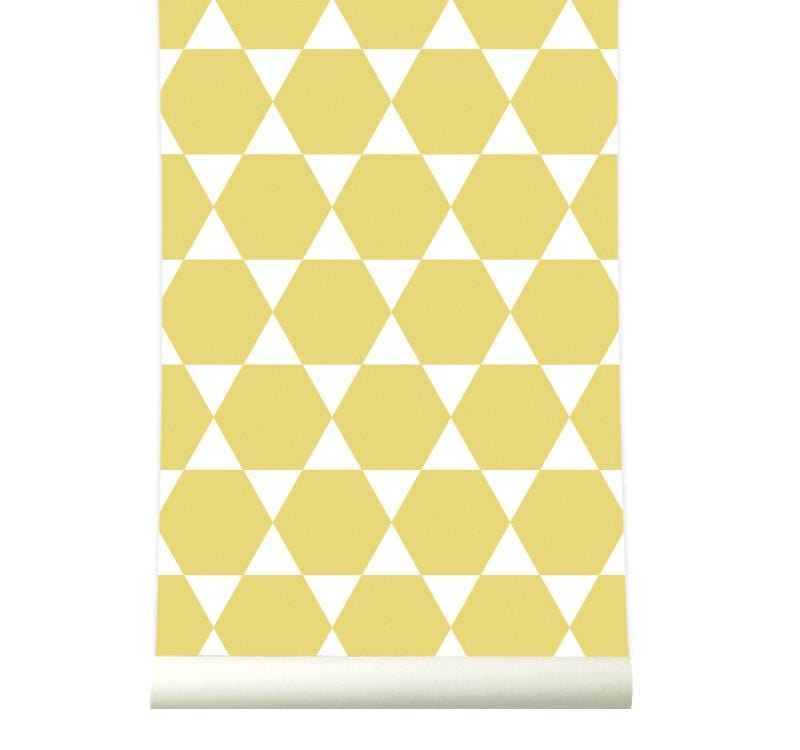 RB087 Behang Stars Yellow - roomblush