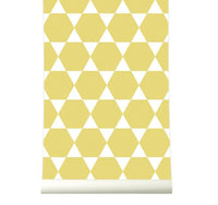 RB087 Behang Stars Yellow - roomblush