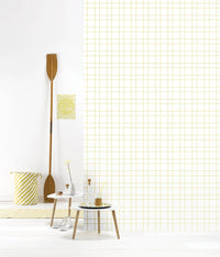 RB103 Behang Grid yellow - roomblush