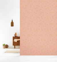 RB116 Behang Pine needle copperblush - roomblush